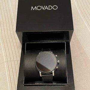Movado Connect 2.0 Unisex 42 mm Black Digital Smartwatch
